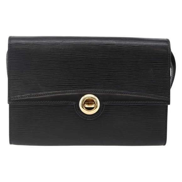 LOUIS VUITTON Epi Pochette Arche Shoulder Bag Black Noir - Picture 2 of 16